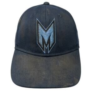 Monster Jam Snapback Blue One Size Megalodon Monster Truck Hat M Logo Embroidery